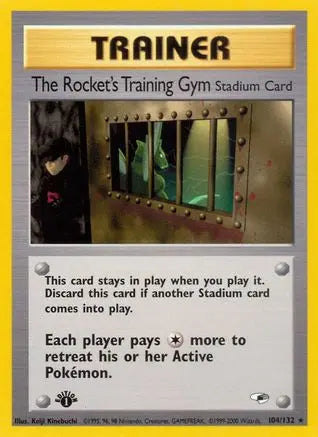 The Rocket's Training Gym (104/132) [Gym Heroes 1st Edition] Pokémon