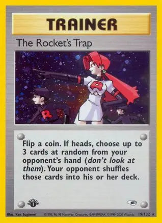 The Rocket's Trap (19/132) [Gym Heroes 1st Edition] Pokémon