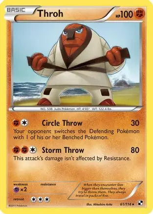 Throh (61/114) [Black & White: Base Set] Pokémon
