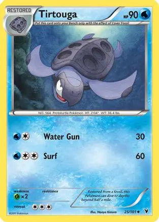 Tirtouga (25/101) [Black & White: Noble Victories] Pokémon