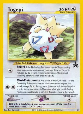 Togepi (30) [Wizards of the Coast: Black Star Promos] Pokémon