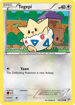 Togepi (102/135) [Black & White: Plasma Storm] Pokémon