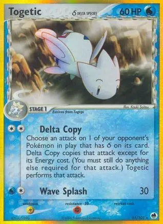 Togetic (11/101) (Delta Species) (Stamped) [EX: Dragon Frontiers] Pokémon