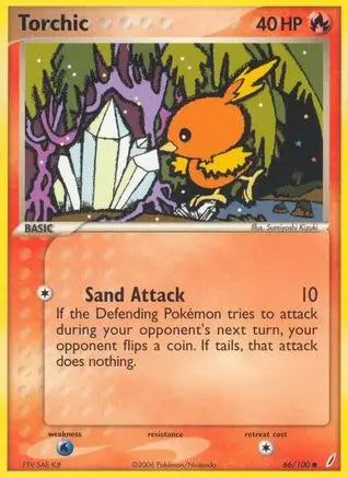 Torchic (66/100) (Stamped) [EX: Crystal Guardians] Pokémon
