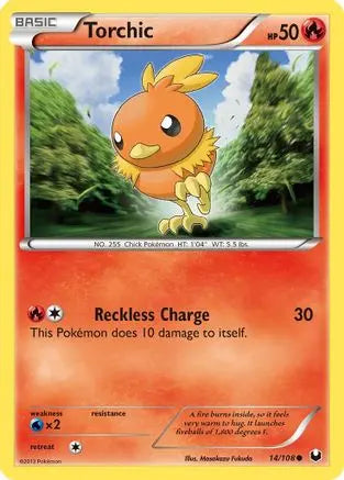 Torchic (14/108) [Black & White: Dark Explorers] Pokémon