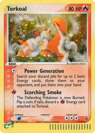 Torkoal (12/97) [EX: Dragon] Pokémon