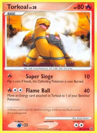 Torkoal (100/127) [Platinum: Base Set] Pokémon