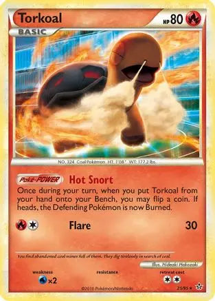 Torkoal (25/95) [HeartGold & SoulSilver: Unleashed] Pokémon