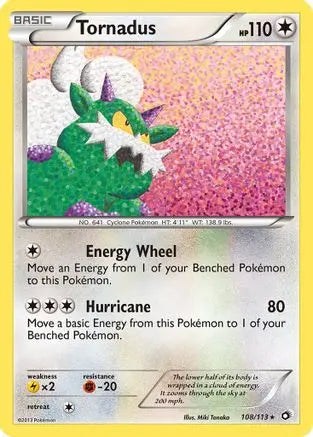 Tornadus (108/113) [Black & White: Legendary Treasures] Pokémon