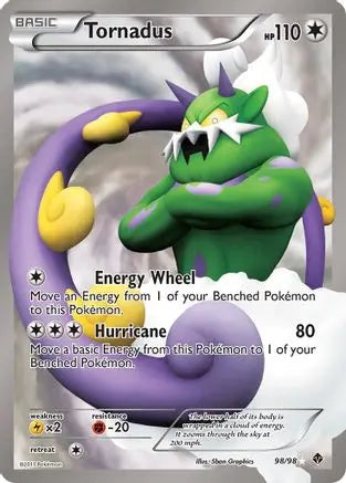 Tornadus (98/98) [Black & White: Emerging Powers] Pokémon