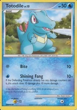 Totodile (8/12) [Diamond & Pearl: Trainer Kit]