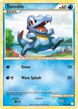 Totodile (86/123) [HeartGold & SoulSilver: Base Set] Pokémon