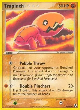 Trapinch (67/92) (Stamped) [EX: Legend Maker] Pokémon