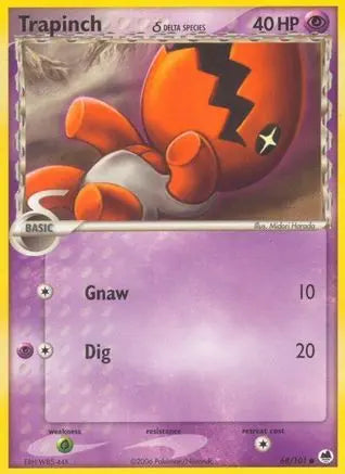 Trapinch (68/101) (Delta Species) [EX: Dragon Frontiers] Pokémon