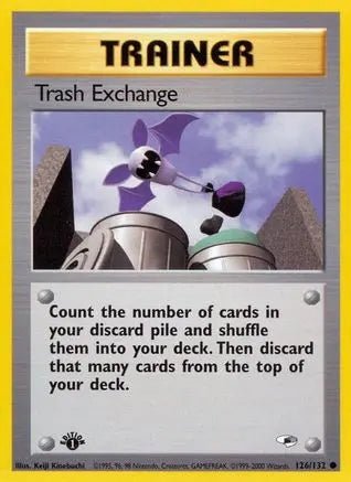 Trash Exchange (126/132) [Gym Heroes 1st Edition] Pokémon