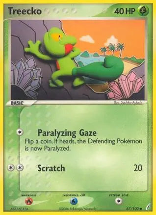 Treecko (67/100) [EX: Crystal Guardians] Pokémon