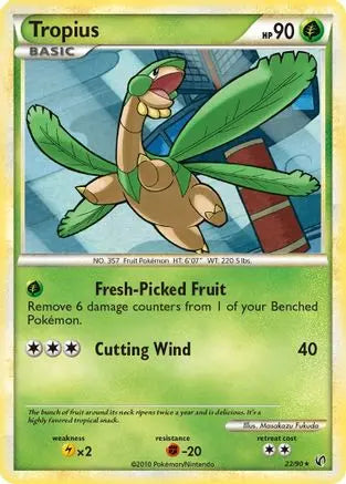 Tropius (22/90) [HeartGold & SoulSilver: Undaunted] Pokémon