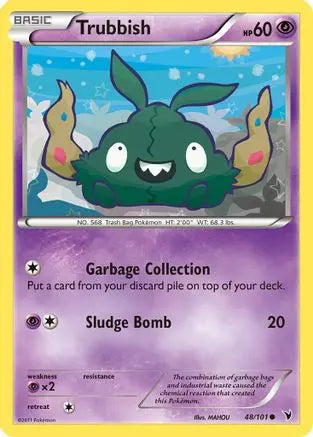 Trubbish (48/101) [Black & White: Noble Victories] Pokémon