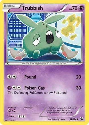Trubbish (53/124) [Black & White: Dragons Exalted] Pokémon