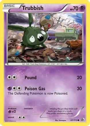 Trubbish (67/113) [Black & White: Legendary Treasures] Pokémon