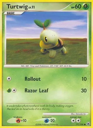Turtwig (77/100) [Diamond & Pearl: Majestic Dawn] Pokémon