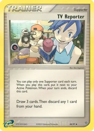 TV Reporter (88/97) [EX: Dragon] Pokémon