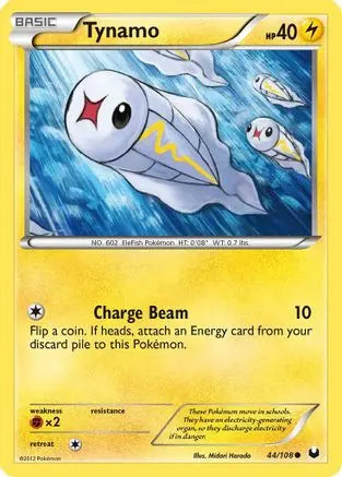 Tynamo (44/108) [Black & White: Dark Explorers] Pokémon