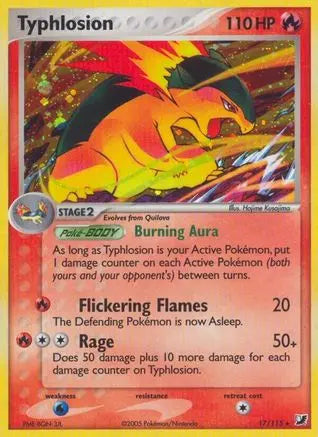 Typhlosion (17/115) [EX: Unseen Forces] Pokémon