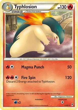 Typhlosion (35/95) [HeartGold & SoulSilver: Call of Legends] Pokémon