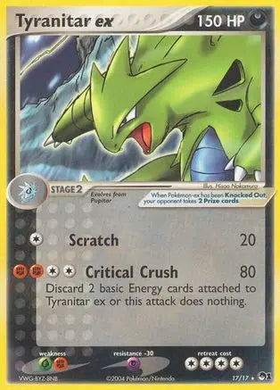 Tyranitar ex (17/17) (Holo) [POP Series 1] Pokémon