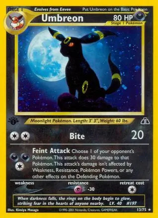 Umbreon (13/75) [Neo Discovery Unlimited] Pokémon