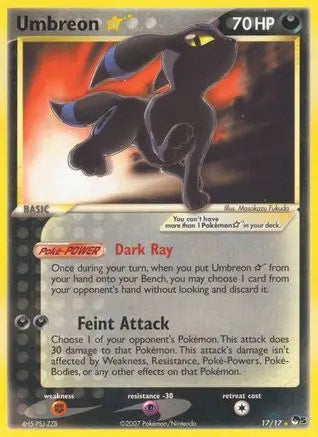 Umbreon Star (17/17) [POP Series 5] Pokémon