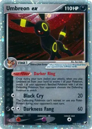 Umbreon ex (112/115) [EX: Unseen Forces] Pokémon