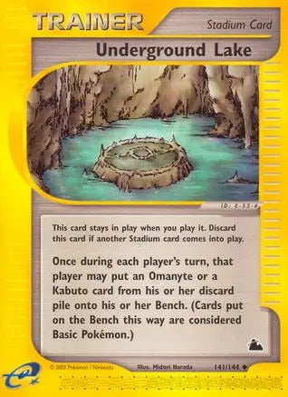 Underground Lake (141/144) [Skyridge] Pokémon