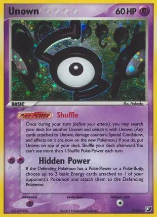 Unown (S) (S/28) [EX: Unseen Forces] Pokémon