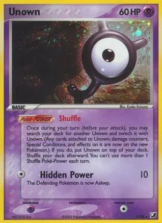 Unown (Y) (Y/28) [EX: Unseen Forces] Pokémon