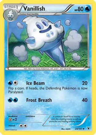 Vanillish (28/101) [Black & White: Noble Victories] Pokémon