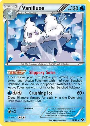 Vanilluxe (33/99) [Black & White: Next Destinies] Pokémon
