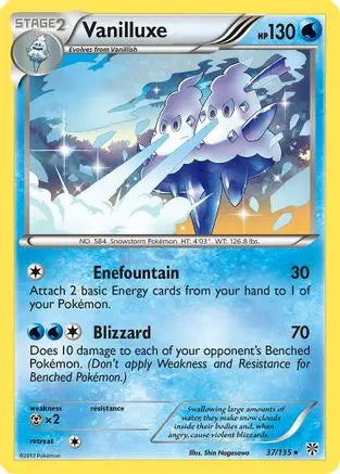 Vanilluxe (37/135) [Black & White: Plasma Storm] Pokémon