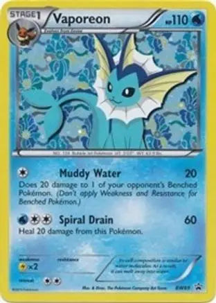 Vaporeon (BW89) [Black & White: Black Star Promos] Pokémon