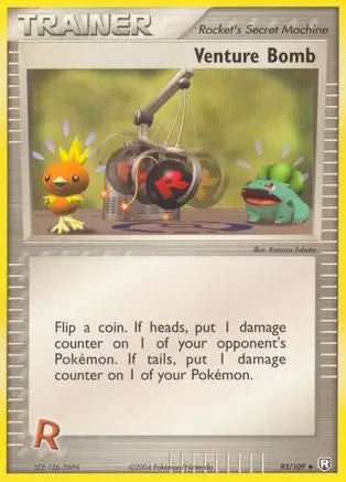 Venture Bomb (93/109) [EX: Team Rocket Returns] Pokémon