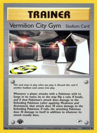 Vermilion City Gym (120/132) [Gym Heroes 1st Edition] Pokémon