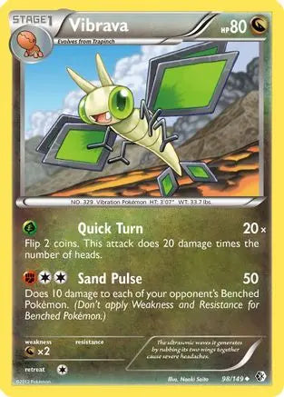 Vibrava (98/149) [Black & White: Boundaries Crossed] Pokémon