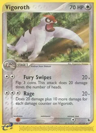 Vigoroth (47/109) [EX: Ruby & Sapphire] Pokémon