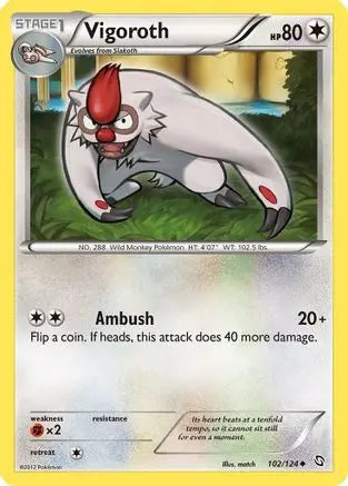 Vigoroth (102/124) [Black & White: Dragons Exalted] Pokémon