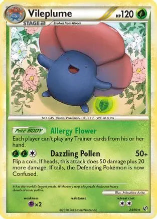 Vileplume (24/90) [HeartGold & SoulSilver: Undaunted] Pokémon