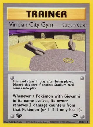 Viridian City Gym (123/132) [Gym Challenge 1st Edition] Pokémon