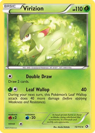 Virizion (15/113) [Black & White: Legendary Treasures] Pokémon