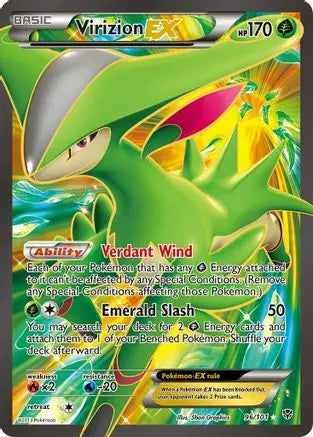 Virizion EX (96/101) [Black & White: Plasma Blast] Pokémon