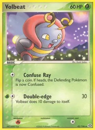 Volbeat (42/106) [EX: Emerald] Pokémon